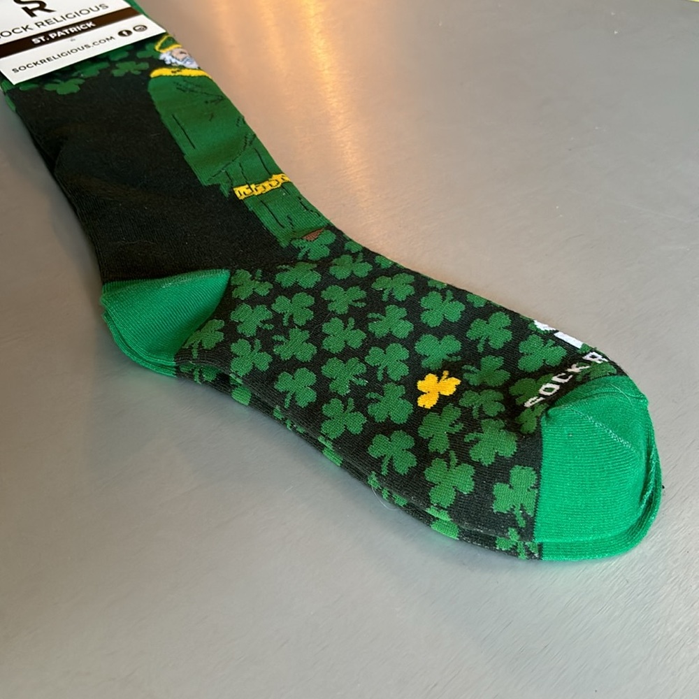 Sock Religious St.Patrick unisex  NEW